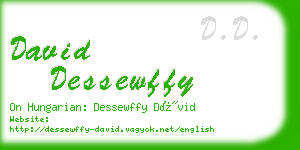 david dessewffy business card